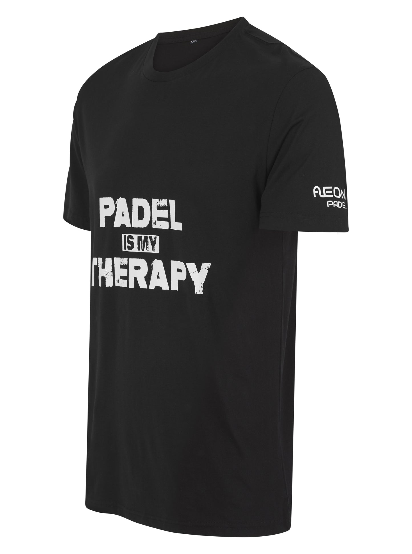 Therapy Print Casual T-Shirt - Black